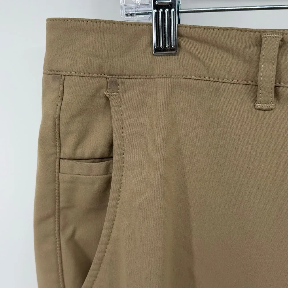 TWILLORY‎ Performance Fabric Tailored Fit Khaki Mens Dress Pants 38x30
